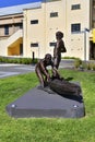 Australia, NSW, Gundagai, Sculpture Royalty Free Stock Photo