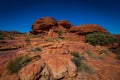 Australia outback landscape view Royalty Free Stock Photo