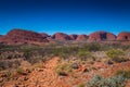 Australia outback landscape view Royalty Free Stock Photo