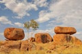 Australia, Outback, Northern Territory, The Devils Marbles Conservation Reserve located south of Tennant Creek Royalty Free Stock Photo