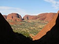 Australia Outback Olgas canyon Royalty Free Stock Photo