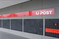 Australia post office building with PO Boxes Royalty Free Stock Photo