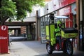 Australia Post postal delivery woman ride on electric scooter