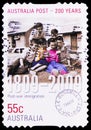 Australia Post - 200 Years - First Postmaster, serie, circa 2009