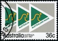 Australia Postage stamp Royalty Free Stock Photo