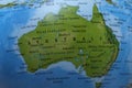 Australia Map Royalty Free Stock Photo