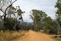 Australia, unsealed road, Royalty Free Stock Photo