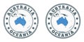 Australia round logos.