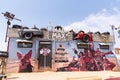 AustraliaÃ¢â¬â¢s first and only museum dedicated to Mad Max 2 displayed in such a way that it tells the story of the film. Royalty Free Stock Photo