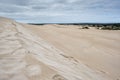 Australia sand dunes into the bush