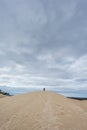 Australia sand dunes into the bush