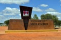 Australia, South Australia Border line