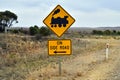 Australia, South Australia, Railway sign