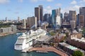 Australia, Sydney, Skyline, Circular Quay, New South Wales Royalty Free Stock Photo