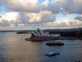 Australia, Sydney,view of the bay from harbour bridge