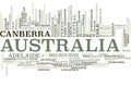 Australia word cloud