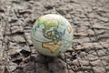 Australia World Globe Stone Background Royalty Free Stock Photo