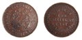 Australian 1862 Penny Token scarce copper coin