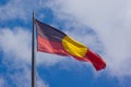 The Australian Aboriginal flag Royalty Free Stock Photo