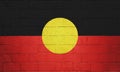 Australian Aboriginal Flag Royalty Free Stock Photo