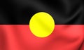 Australian Aboriginal Flag Royalty Free Stock Photo