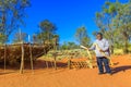 Australian aboriginal hunting weapons Royalty Free Stock Photo