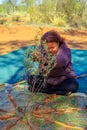 Australian Aboriginal ritual Royalty Free Stock Photo