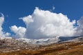 Australian Alps covered in snow on bright sunny day. New South W Royalty Free Stock Photo