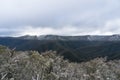 Australian Alps, Snowy Mountains covered with snow Royalty Free Stock Photo