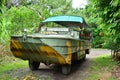 Australian amphibious vehicle DUKW drive in Queensland Australia