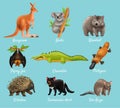 Australian Animals Design Concept