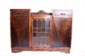 Australian antique Cedar veneer Cabinet Circa 1924 Royalty Free Stock Photo