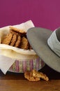 Australian Anzac biscuits Royalty Free Stock Photo