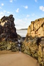 Australian beach coastline at 'Delicate Nobby'