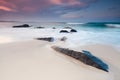 Australian beach at twilight