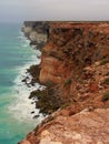 Australian Bight Marine Park cliffs Royalty Free Stock Photo