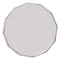 Blank silver coin