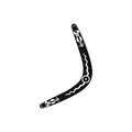Australian boomerang icon, simple style Royalty Free Stock Photo