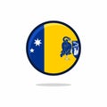 Australian Capital Territory Flag Icon Royalty Free Stock Photo