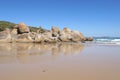 Australian coast in Wilson Promontory National Park Royalty Free Stock Photo