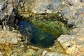 Australian coastal rock pool Royalty Free Stock Photo