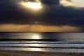 Australian Coastline sunrise Diamond Beach Royalty Free Stock Photo