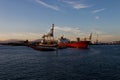Australian port on sunrise 02