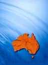 The Australian Continent Background Royalty Free Stock Photo