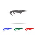 Australian crocodile icon. Elements of Australian animals multi colored icons. Premium quality graphic design icon. Simple icon fo Royalty Free Stock Photo