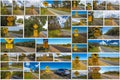 Australian crossing signs collage Royalty Free Stock Photo