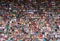 Australian crowd at a stadium