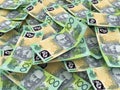 Australian Currency Close-up Royalty Free Stock Photo