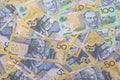 Australian Currency close-up Royalty Free Stock Photo