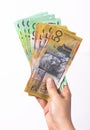 Australian Currency close-up Royalty Free Stock Photo